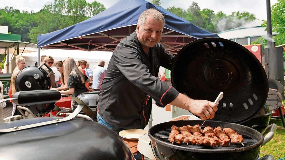 Chef der Fleischerei Schröter
